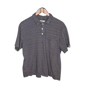 Urban Up Pipeline Striped Polo Shirt Short Sleeve Casual Top Mens‎ XL